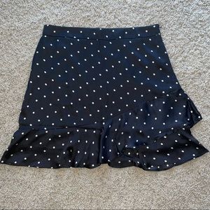 New Dollskill Satin Polkadot Mini Skirt